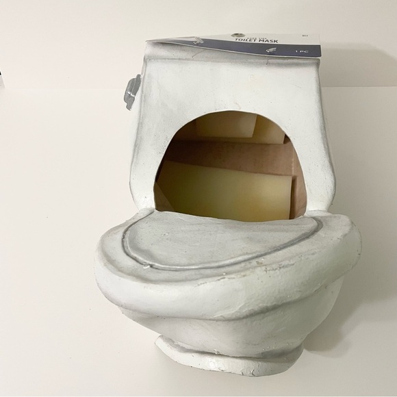 Dark Side Toilet Mask Halloween Costume - Picture 16 of 16